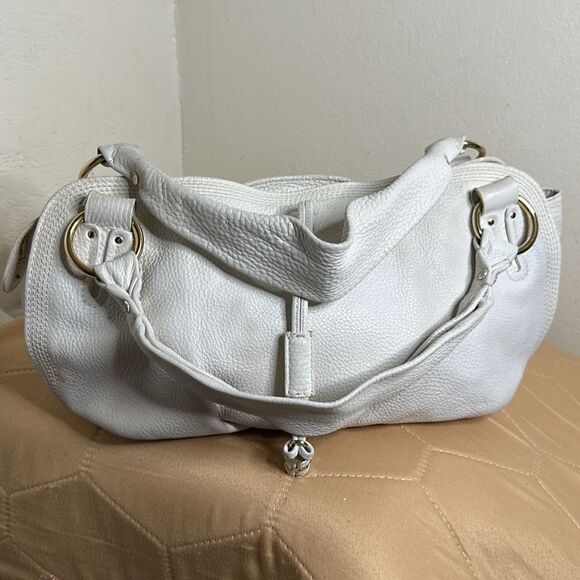 💯 Authentic Celine White Leather Bittersweet Hobo🍀 - Picture 15 of 17